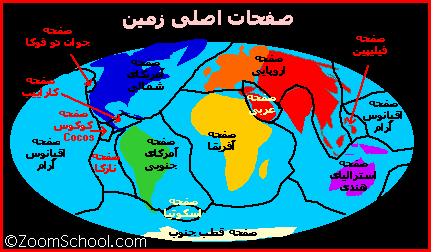 صفحات اصلی زمین صفحات اصلی زمین