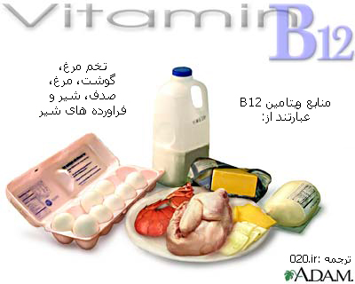 منابع ویتامین B12