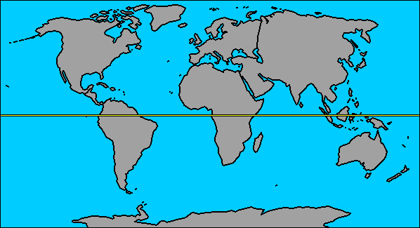 خط استوا از چه کشورهایی عبور می کند؟