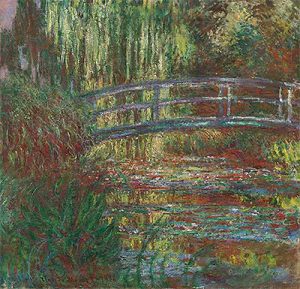 باغ آب و پل پیاده رو ژاپنی کلود مونه