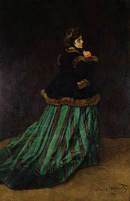 نقاشی کامیل (زن در لباس سبز)