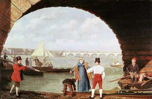 نقاشی ورود به خشکی در پل وست مینستر