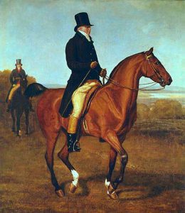 نقاشی ارباب هیثفیلد سوار بر اسب